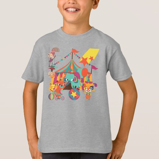 サーカスの芸人 Tシャツ (正面)