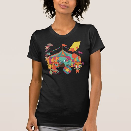 サーカスの芸人 Tシャツ (正面)