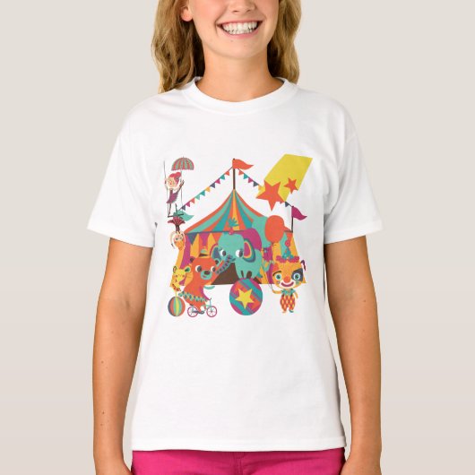 サーカスの芸人 Tシャツ (正面)