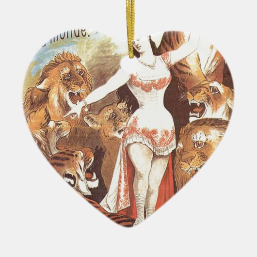 サーカスの芸術 セラミックオーナメント (正面)