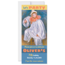 サーカスの誕生日テーマCC1067ルノアールホワイトピエロ