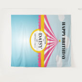 サーカスの誕生日バックドロップ タペストリー (正面(横))