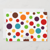 サーカスの誕生日パーティー招待状 招待状 (裏面)