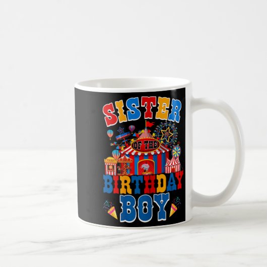 サーカスの誕生日兄弟・男の子・カーニバル コーヒーマグカップ (右)