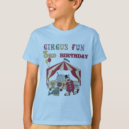 サーカスの誕生日Tシャツとギフト Tシャツ (正面)