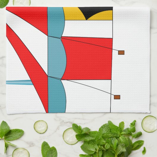 サーカスの象の記憶の中のサーカスの記念品 キッチンタオル (折り畳み)