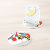 サーカスの象の記憶の中のサーカスの記念品 コースター (側面)