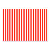 サーカスの赤と白の小屋は縞で飾ります テーブルナンバー (正面)