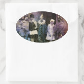 サーカスの間隔 楕円形シール (バッグ)