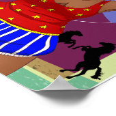 サーカスの髭のある女性のポスター ポスター (角)