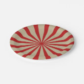 サーカスのBirthdatyのパーティーのプレート ペーパープレート (アングル)