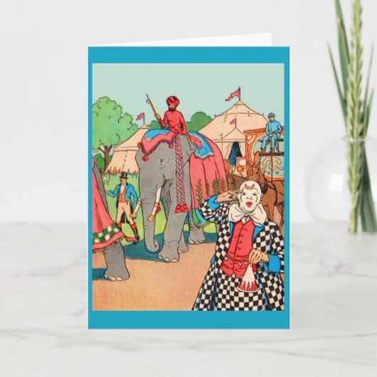 サーカスは来町へ行く カード (正面)