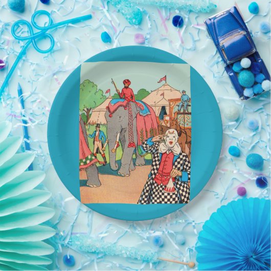 サーカスは来町へ行く ペーパープレート (パーティー)