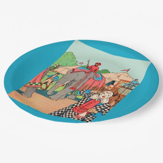 サーカスは来町へ行く ペーパープレート (アングル)