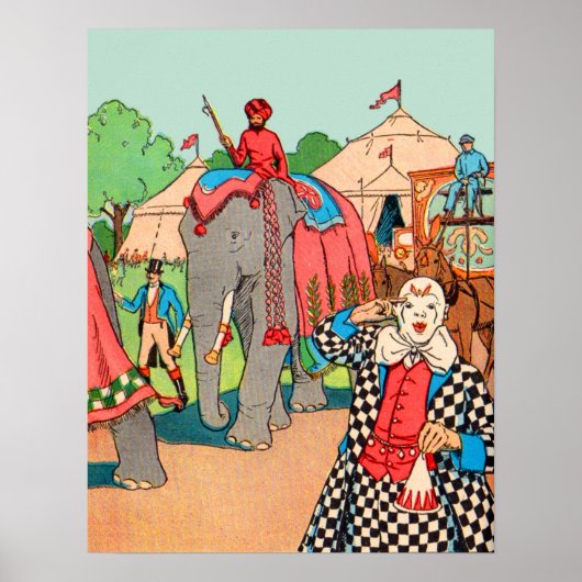 サーカスは来町へ行く ポスター (正面)