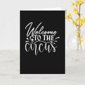 サーカスへようこそ カード (黄色い花)