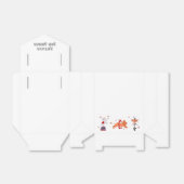 サーカスまたはカーニバルベビーシャワー フェイバーボックス (折り畳みなし)