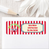 サーカスまたはカーニバル住所 シール (インサイチュ)