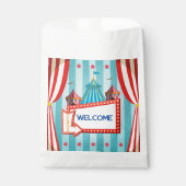 サーカスをテーマにした歓迎 フェイバーバッグ (正面)