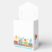 サーカスアニマルズトレインおもしろい子供の誕生日パーティー フェイバーボックス (オープン)