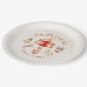 サーカスアニマルファースト誕生日 ペーパープレート (アングル)