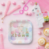 サーカスアニマル紙プレート ペーパープレート (パーティー)