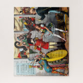 サーカスイタリアンパフォーマーの政治漫画 ジグソーパズル (縦)