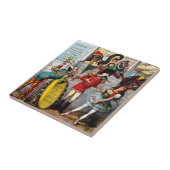 サーカスイタリアンパフォーマーの政治漫画 タイル (側面)