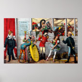 サーカスイタリアンパフォーマーの政治漫画 ポスター (正面)