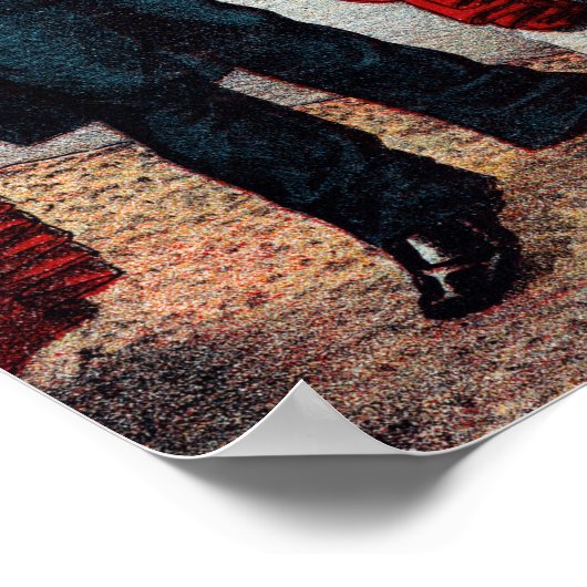 サーカスイタリアンパフォーマーの政治漫画 ポスター (角)