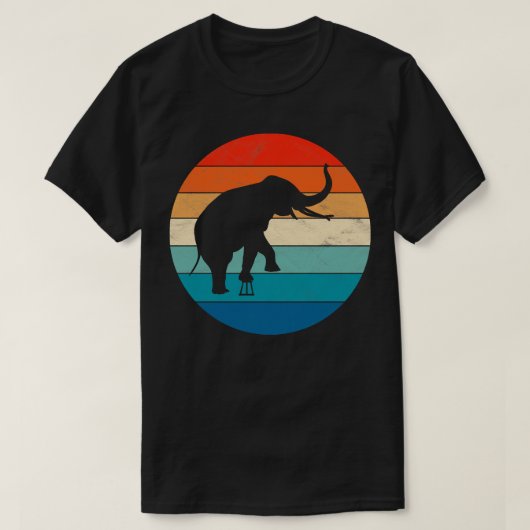 サーカスエレファント1 Tシャツ (デザイン正面)