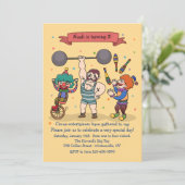 サーカスエンターテイナー招待状 招待状 (スタンド正面)