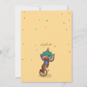 サーカスエンターテイナー招待状 招待状 (裏面)