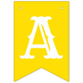 サーカスカラフルキュート1歳の誕生日パーティーテーマ バンティングフラッグ (第3の旗)