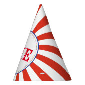 サーカスカラフルキュート1歳の誕生日パーティーテーマ パーティーハット (右)