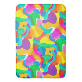 サーカスカラーズカオスアートパターンバスマット バスマット (正面縦)