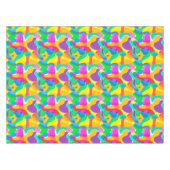 サーカスカラーズカオス抽象芸術アートパターン テーブルクロス (正面(横))