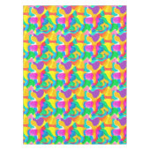 サーカスカラーズカオス抽象芸術アートパターン テーブルクロス (正面)