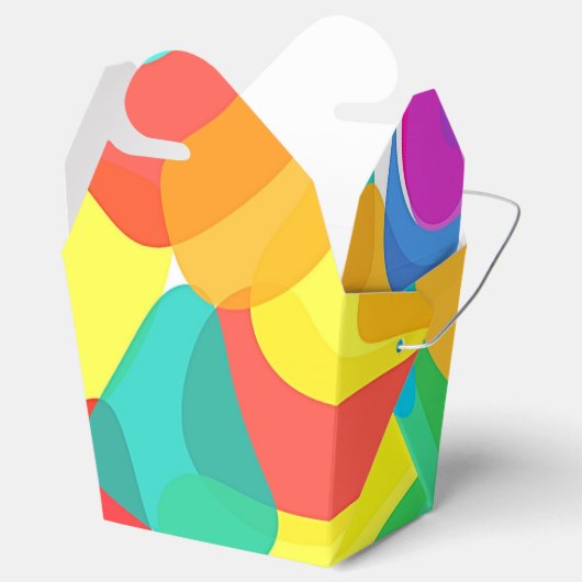 サーカスカラーズカオス抽象芸術アートパターン フェイバーボックス (オープン)