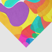 サーカスカラーズカオス抽象芸術アートパターン 薄葉紙 (詳細)