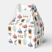 サーカスカーニバルアイコンのパターン フェイバーボックス (裏面サイド)