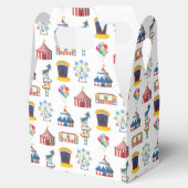 サーカスカーニバルアイコンのパターン フェイバーボックス (オープン)