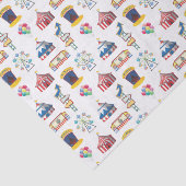 サーカスカーニバルアイコンのパターン 薄葉紙 (詳細)