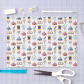 サーカスカーニバルアイコンのパターン 薄葉紙 (クラフト)