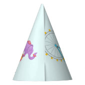 サーカスカーニバルテーマキッズバースデーパーティー パーティーハット (裏面)