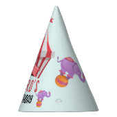 サーカスカーニバルテーマキッズバースデーパーティー パーティーハット (右)