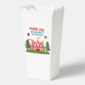 サーカスカーニバルテーマ誕生日パーティーお気に入りボックス フェイバーボックス (裏面)