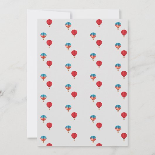 サーカスカーニバルテーマ誕生日パーティー 招待状 (裏面)