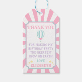 サーカスカーニバルバルーン誕生日お気に入りプレゼントラベル ギフトタグ