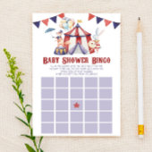 サーカスカーニバルビンゴベビーシャワーゲーム 便箋